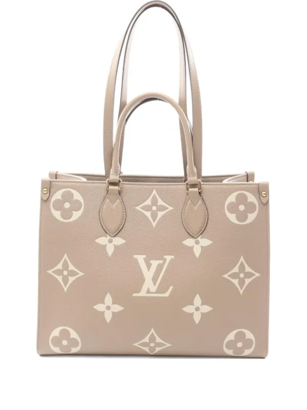 Louis Vuitton Pre-Owned 2021 OnTheGo MM Tote Bag Neutrals FARFETCH HU