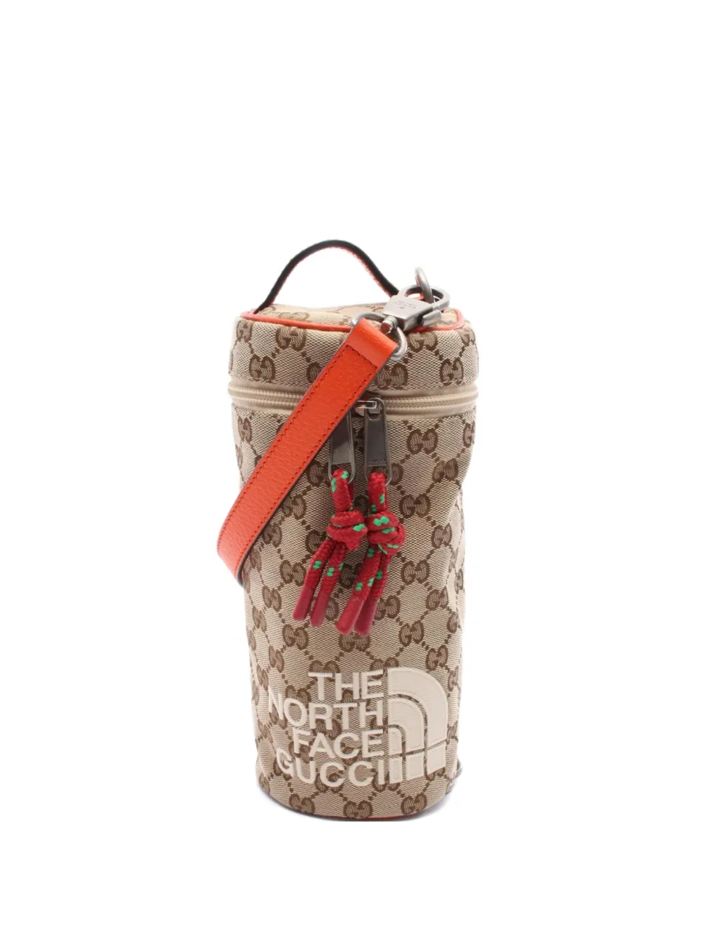 Gucci Pre-Owned × THE NORTH FACE 2010s GG canvas handbag - ニュートラル Gucci Pre-Owned × THE NORTH FACE 2010s GG canvas handbag - ニュートラル
