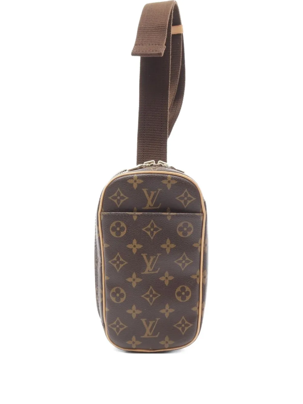 Louis Vuitton Pre-Owned 2010 Pochette Ganju body bag - ブラウン Louis Vuitton Pre-Owned 2010 Pochette Ganju body bag - ブラウン