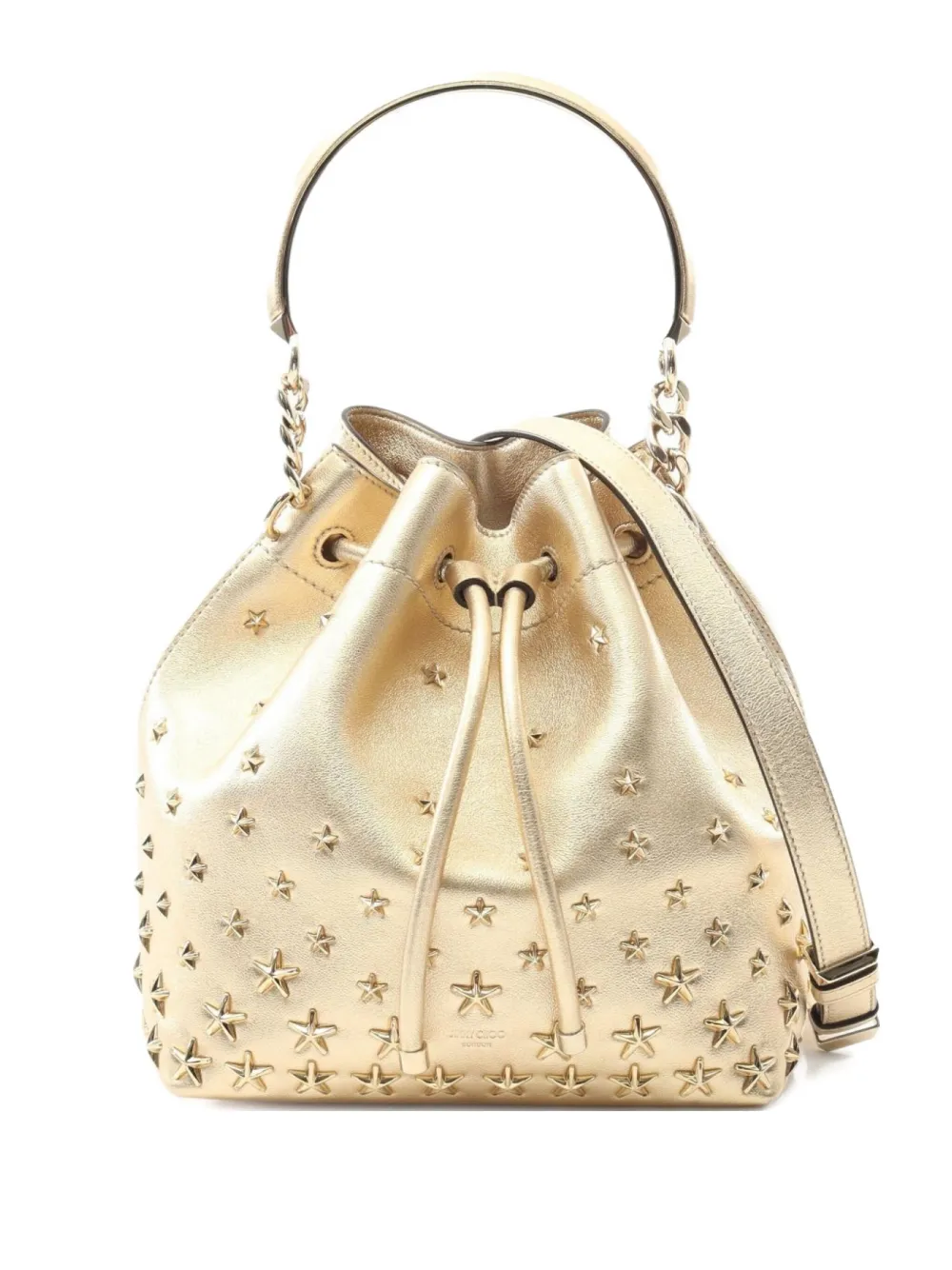 2010s star-studded leather tote bag