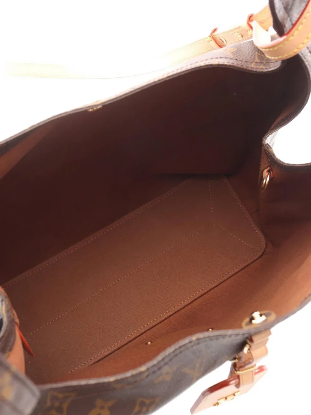 Pre-owned Louis Vuitton 2021 Atlantis Gm Two-way Handbag In Brown