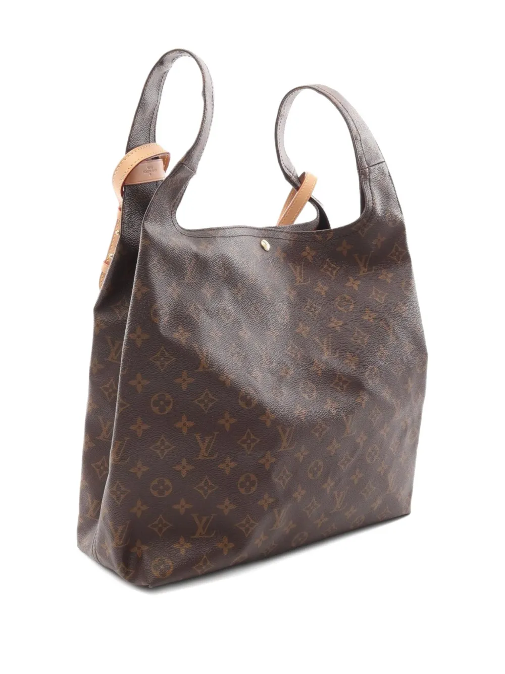 Pre-owned Louis Vuitton 2021 Atlantis Gm Two-way Handbag In Brown