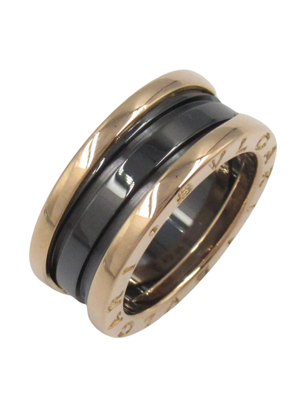 Bvlgari Pre-Owned 2010s 18K rose gold B.Zero1 ring | Women | Image 2