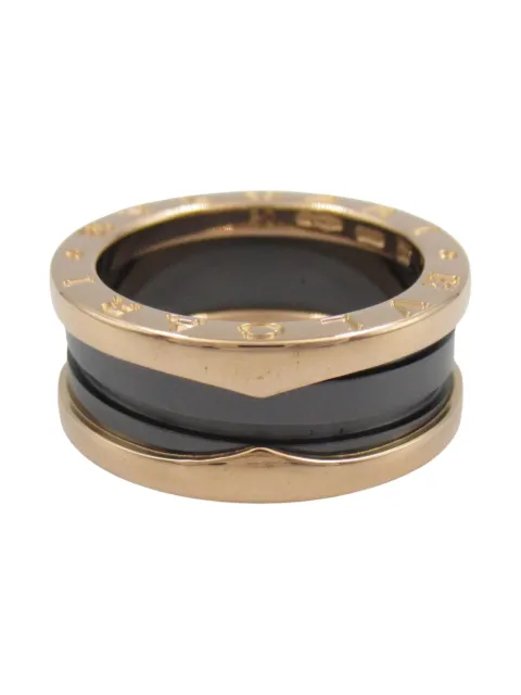 Bvlgari Pre-Owned 2010s 18K rose gold B.Zero1 ring