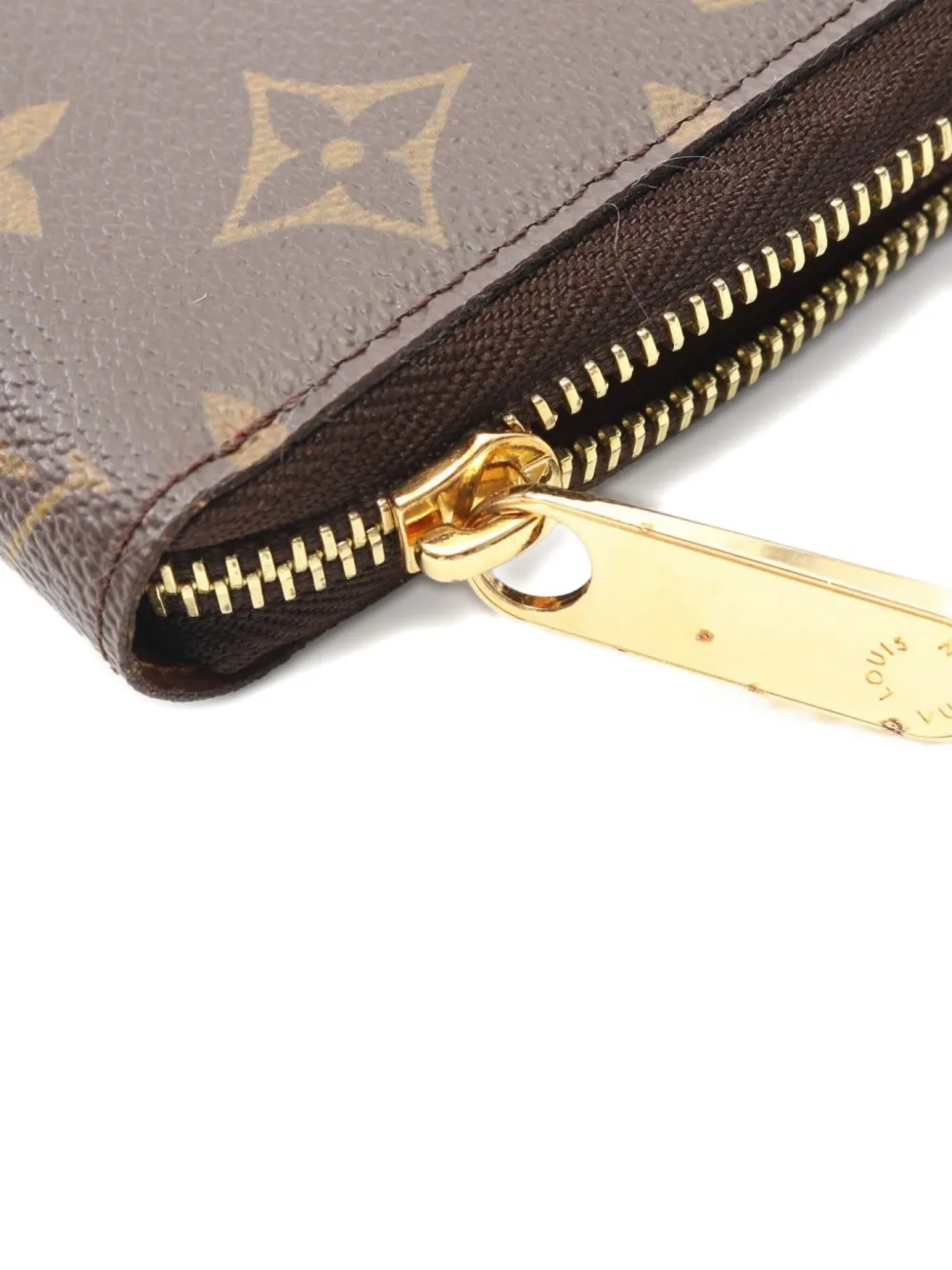 Pre-owned Louis Vuitton 2010 Zippy Wallet In Brown