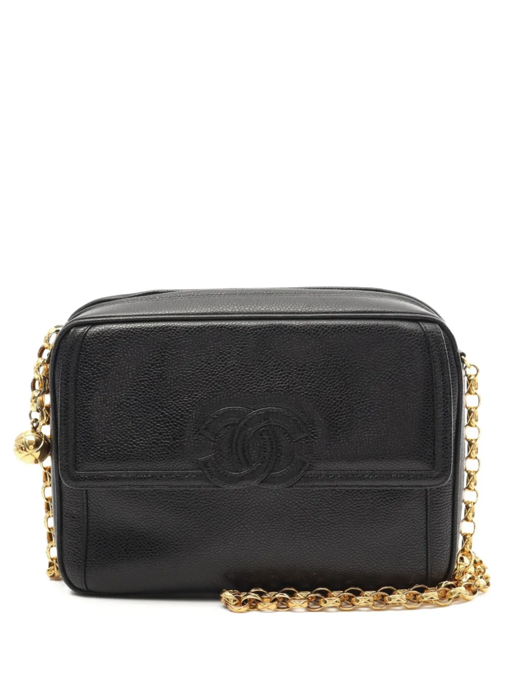 CHANEL Pre-Owned 1991-1994 ココマーク ショルダーバッグ - ブラック CHANEL Pre-Owned 1991-1994 ココマーク ショルダーバッグ - ブラック