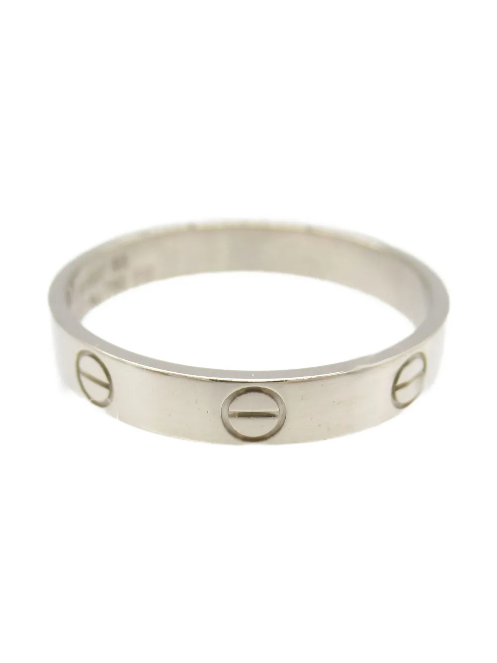 Cartier 2010 18kt white gold Love ring - シルバートーン Cartier 2010 18kt white gold Love ring - シルバートーン