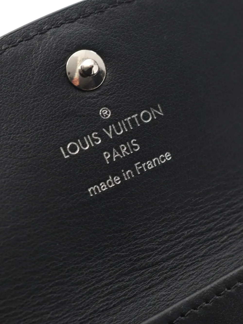Pre-owned Louis Vuitton 2021 Mahina Wallet In Black