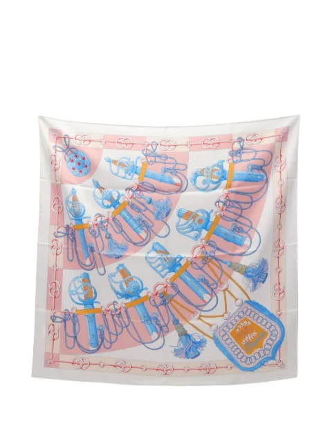Hermès Pre-Owned 2020s Carres 90 Cliquetis scarf