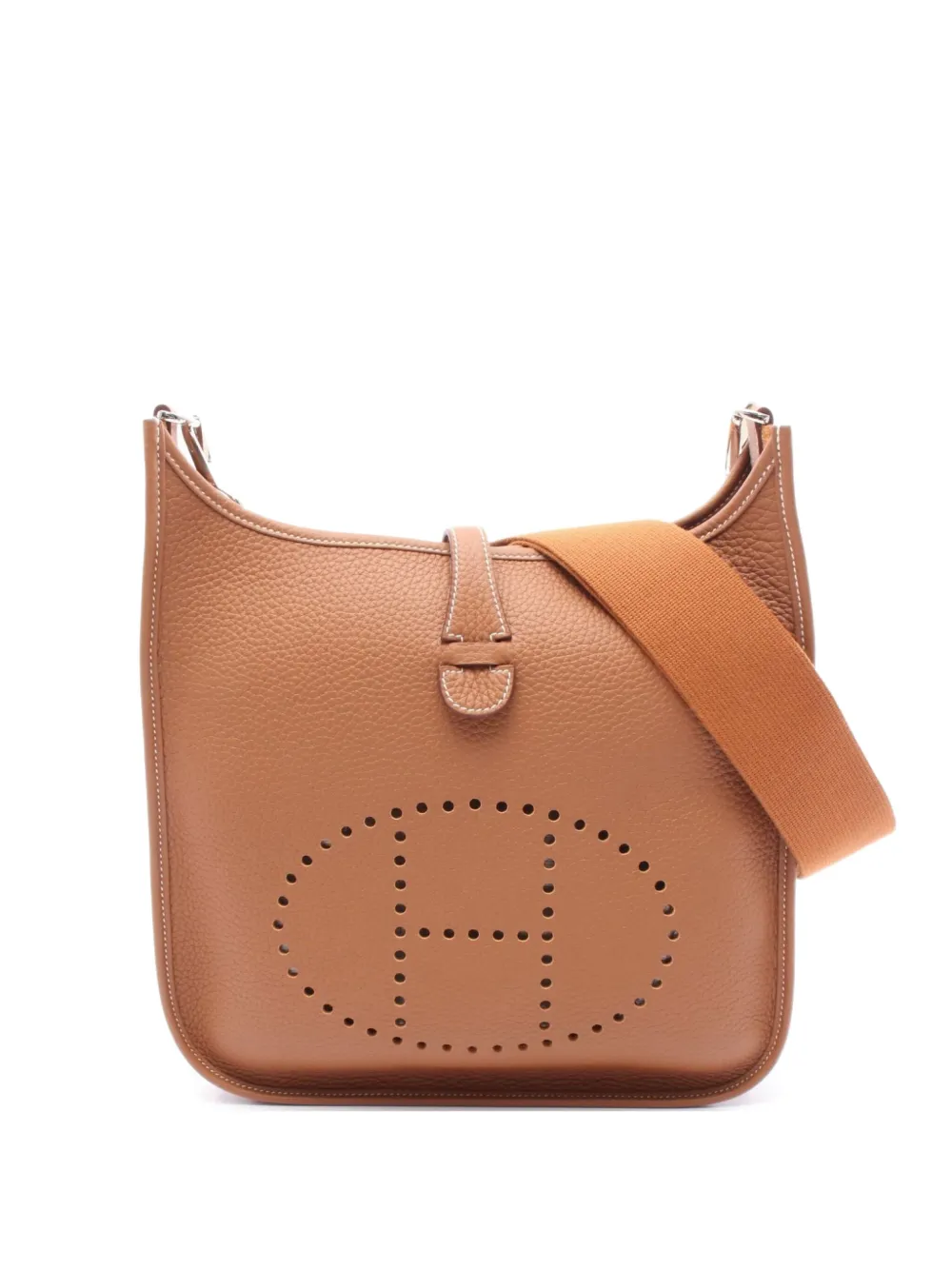 Hermès Pre-Owned 2024 エヴリン 3 トロワ PM ショルダーバッグ - ブラウン Hermès Pre-Owned 2024 エヴリン 3 トロワ PM ショルダーバッグ - ブラウン