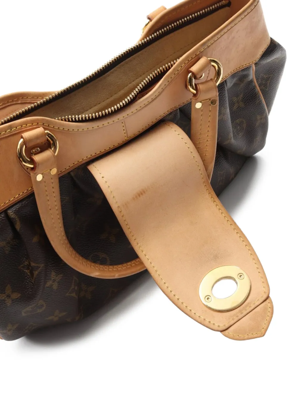Pre-owned Louis Vuitton 2009 Boesi Pm Handbag In Brown