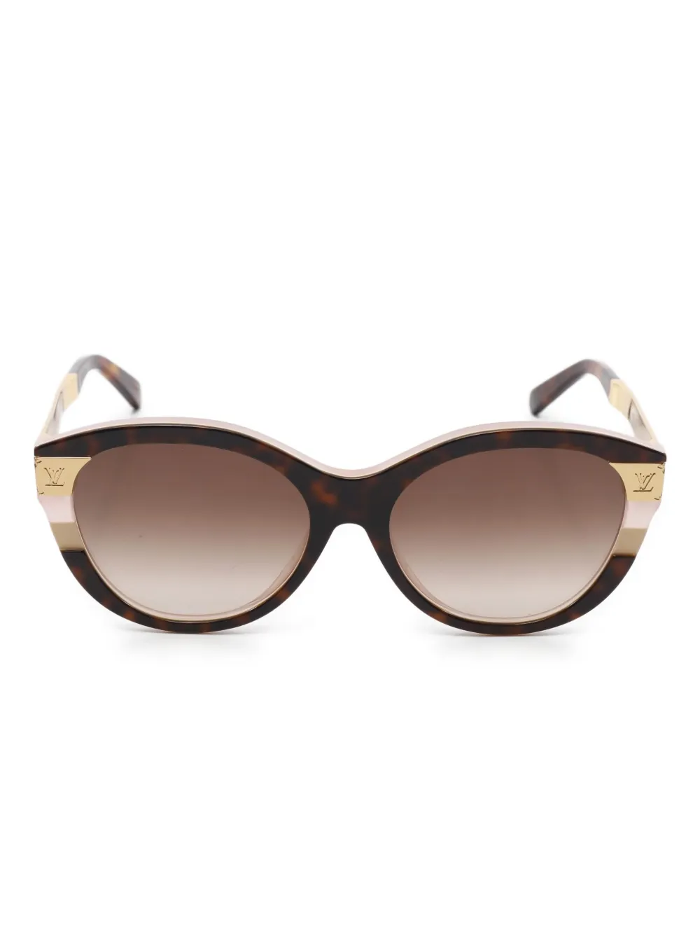 Louis Vuitton Pre-Owned 2023 LV Petite Soupçon sunglasses - ブラウン Louis Vuitton Pre-Owned 2023 LV Petite Soupçon sunglasses - ブラウン