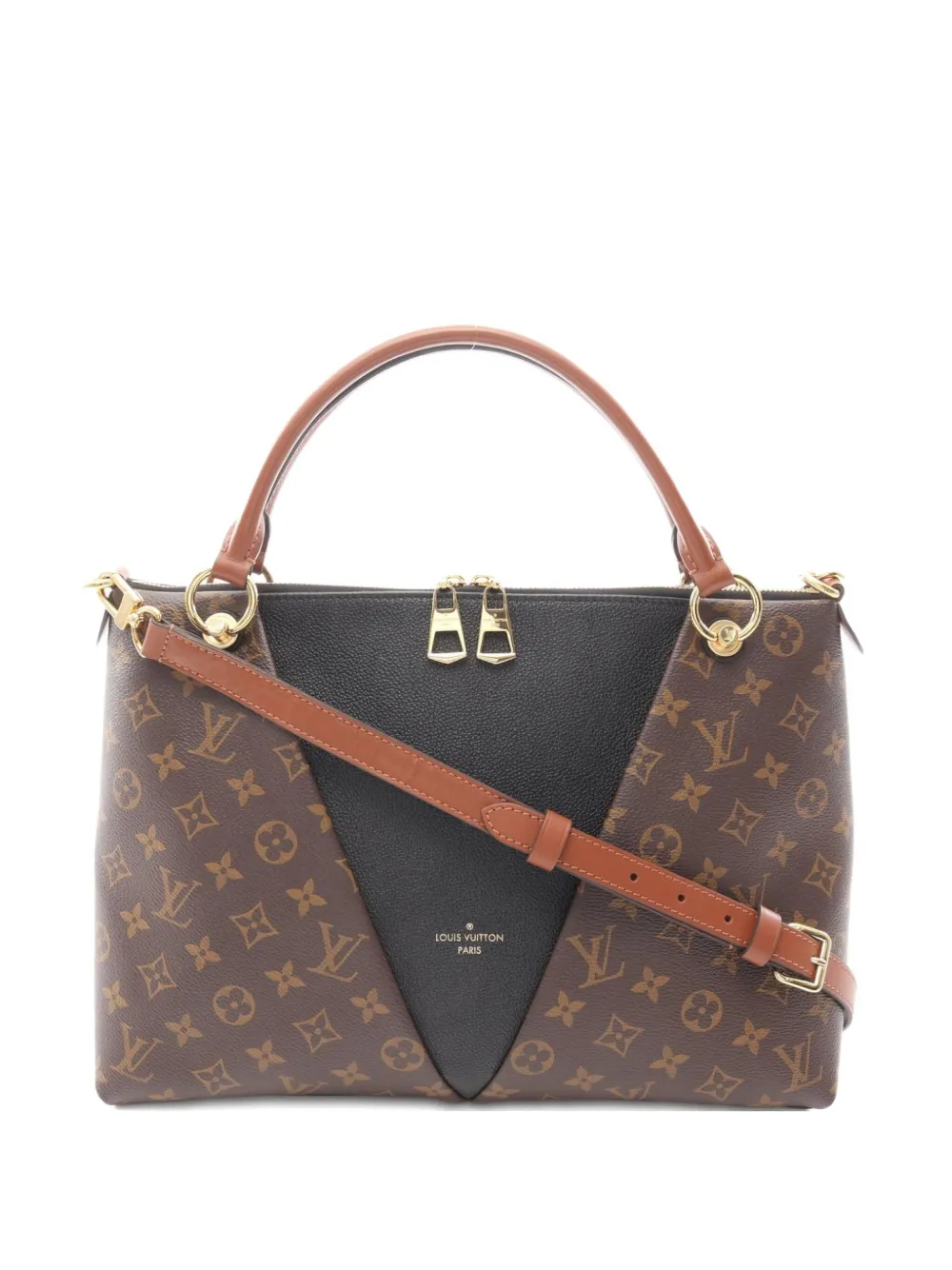 Louis Vuitton Pre-Owned 2021 V トート MM 2way バッグ - ブラウン Louis Vuitton Pre-Owned 2021 V トート MM 2way バッグ - ブラウン