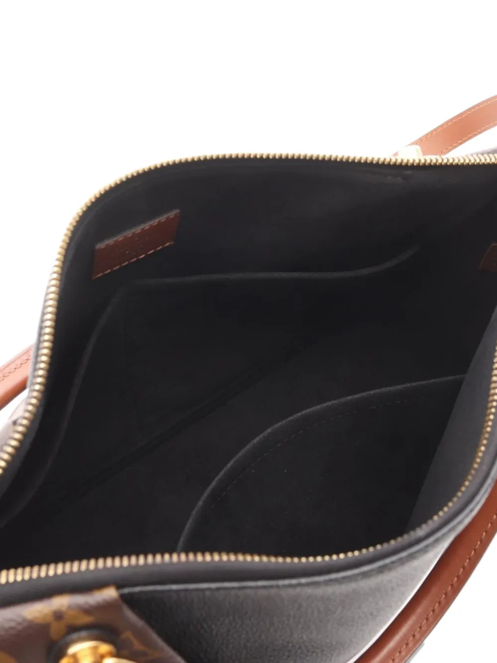 Pre-owned Louis Vuitton 2021 V Tote Mm Two-way Handbag In Brown