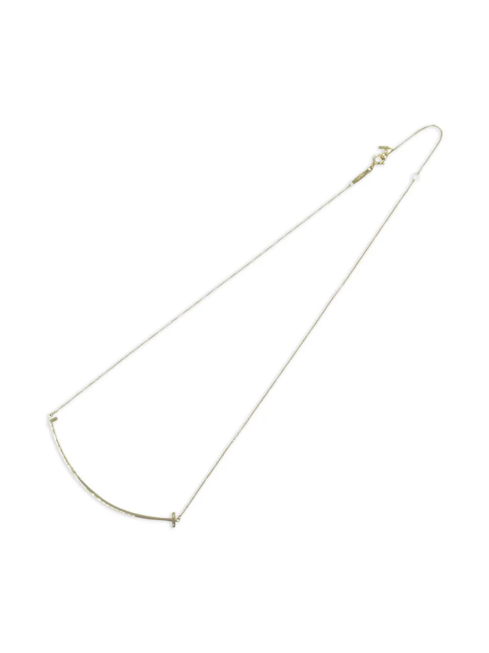 Tiffany & Co. Pre-Owned 2010s 18K yellow gold T-Smile necklace | Gold | Image 1