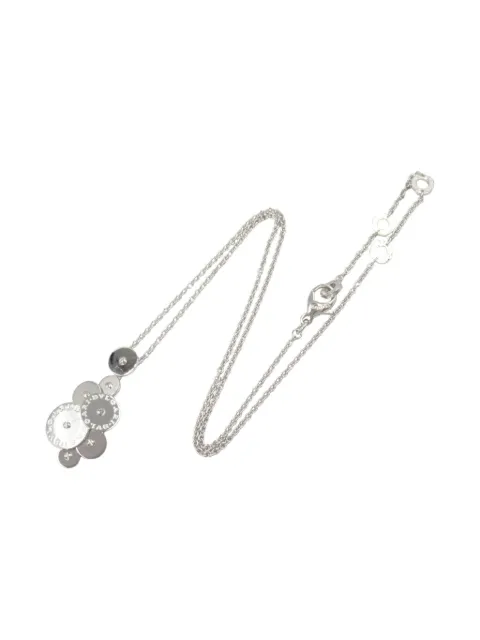 Bvlgari Pre-Owned 2010s 18K white gold Chikladi necklace