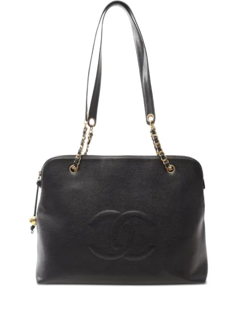 CHANEL Pre-Owned 1994-1996 big Coco Mark shoulder bag