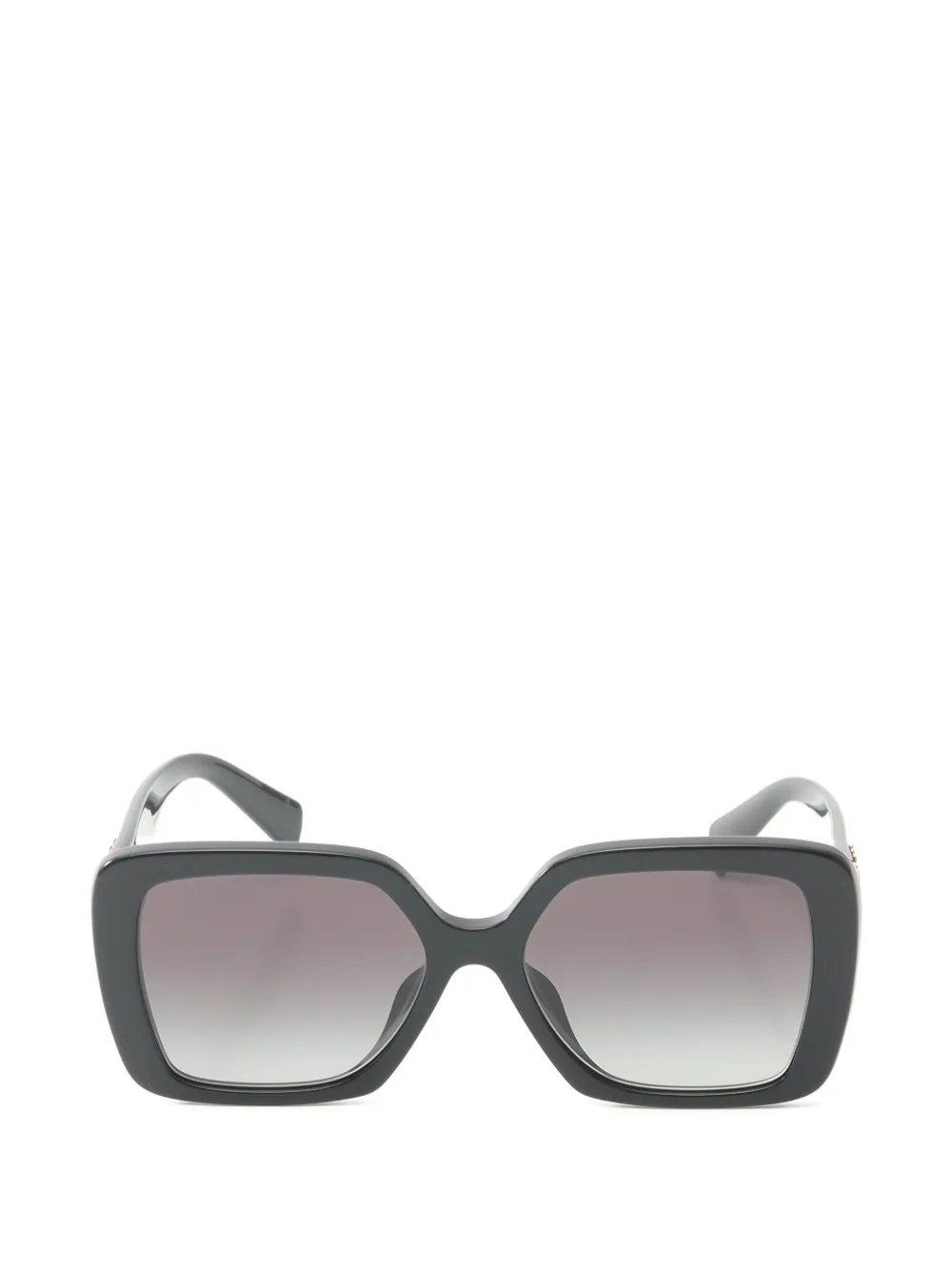 Miu Miu Pre-Owned 2010 Mew Glimpse サングラス - ブラック Miu Miu Pre-Owned 2010 Mew Glimpse サングラス - ブラック