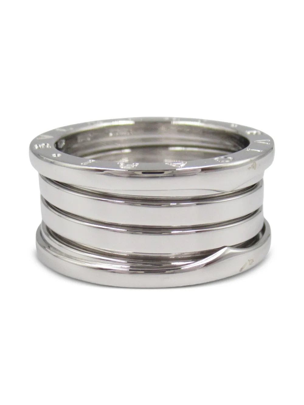 Bvlgari Pre-Owned 2010s 18K white gold B-zero1 Four Band ring | Silver | Image 1