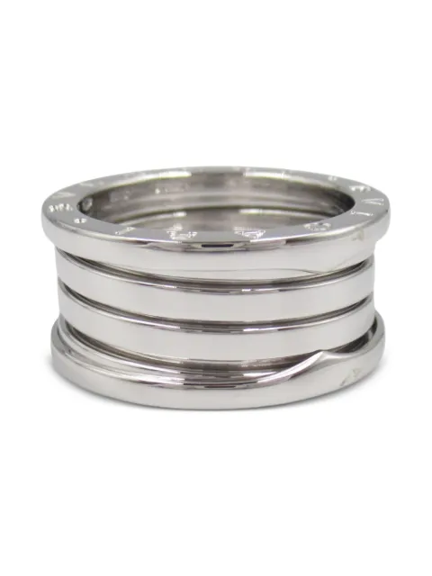 Bvlgari Pre-Owned 2010s 18K white gold B-zero1 Four Band ring