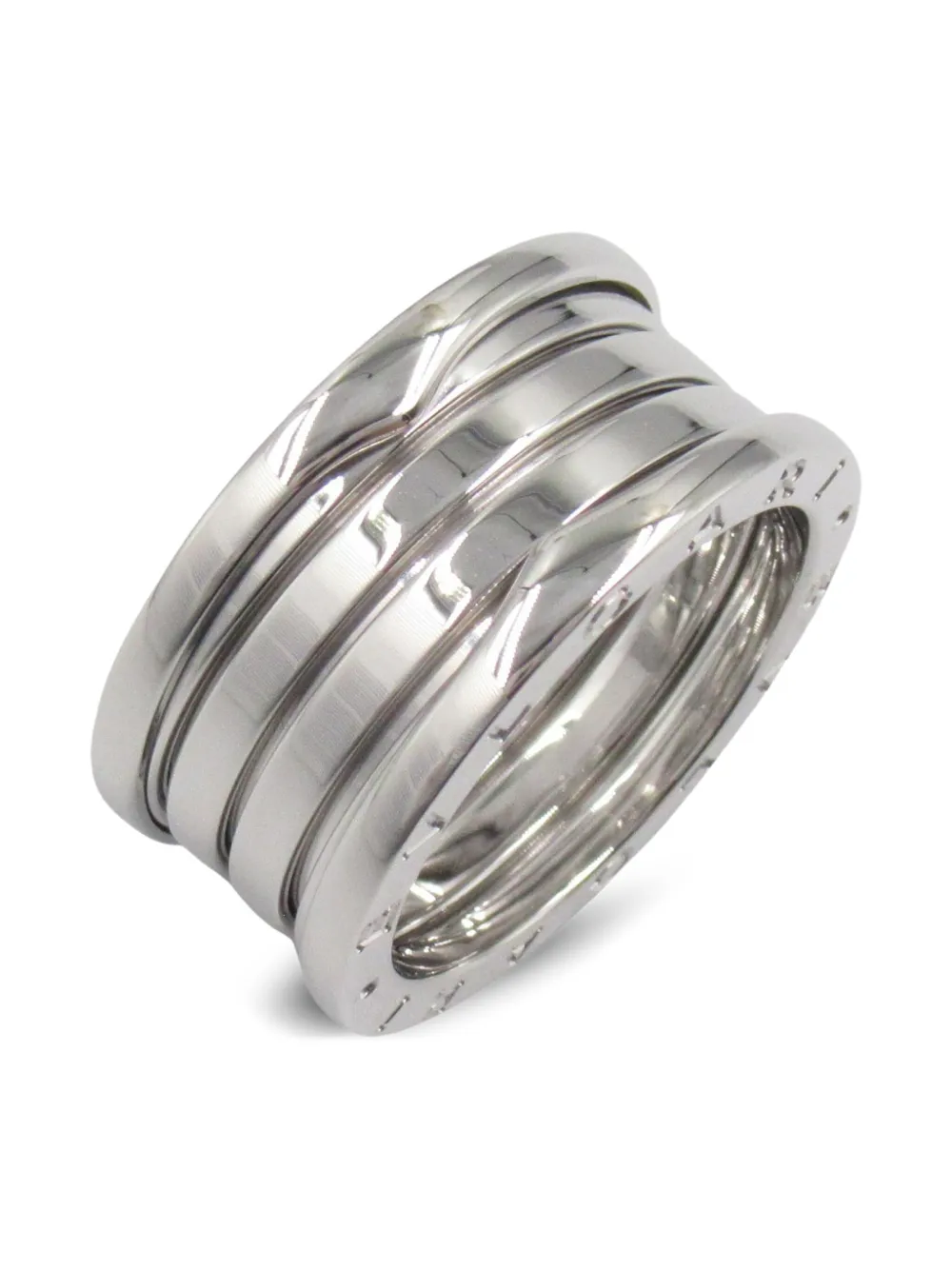 Bvlgari Pre-Owned 2010s 18K white gold B-zero1 Four Band ring | Women | Image 2
