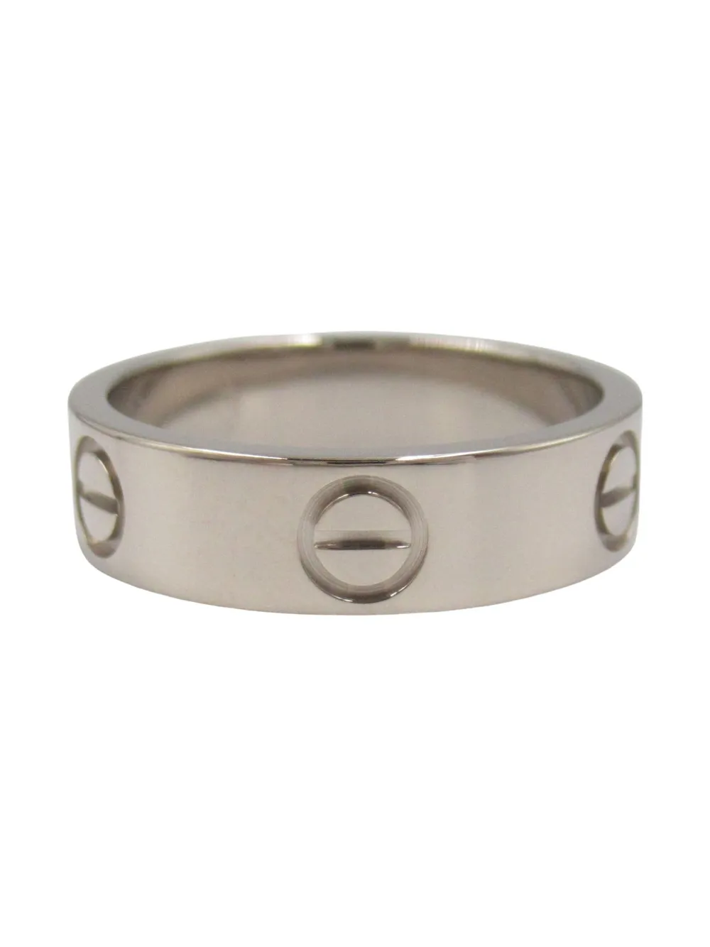 Cartier 2010s 18K white gold Love ring - シルバートーン Cartier 2010s 18K white gold Love ring - シルバートーン