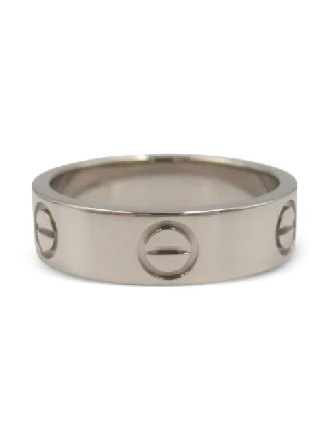 Cartier 2010s 18K white gold Love ring