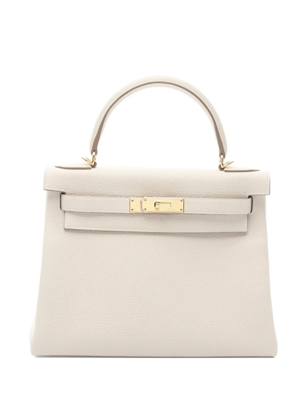 Hermès Pre-Owned 2021 ケリー28 トゴレザー ハンドバッグ - ホワイト Hermès Pre-Owned 2021 ケリー28 トゴレザー ハンドバッグ - ホワイト