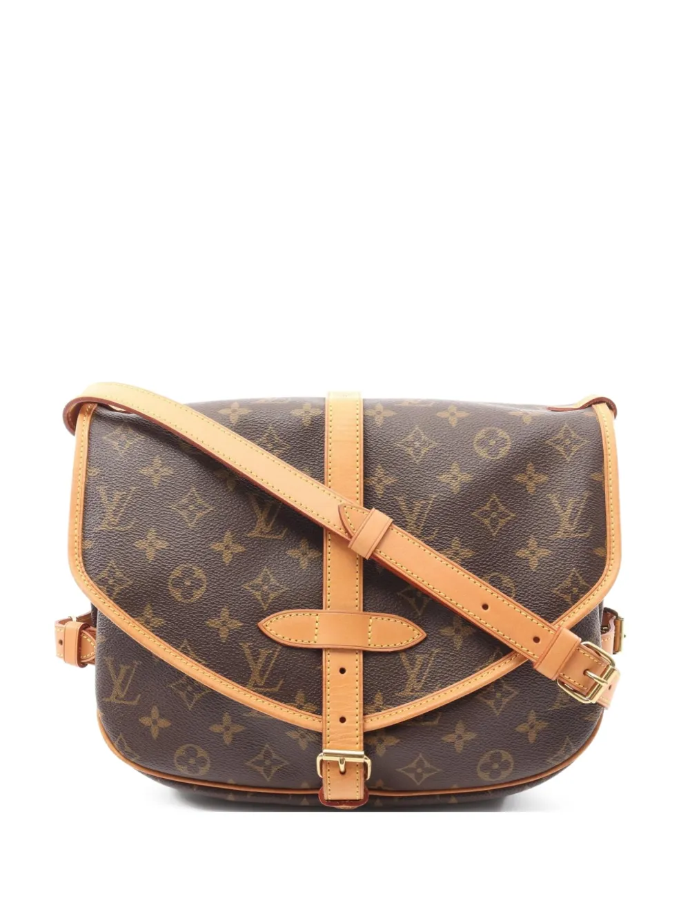 Louis Vuitton Pre-Owned 2001 Saumur 30 shoulder bag - ブラウン Louis Vuitton Pre-Owned 2001 Saumur 30 shoulder bag - ブラウン
