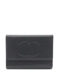 CHANEL Pre-Owned 2005-2006 Coco Mark tri-fold wallet - Black