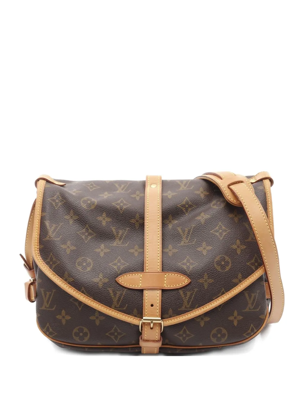 Louis Vuitton Pre-Owned 2002 Saumur 30 shoulder bag - ブラウン Louis Vuitton Pre-Owned 2002 Saumur 30 shoulder bag - ブラウン