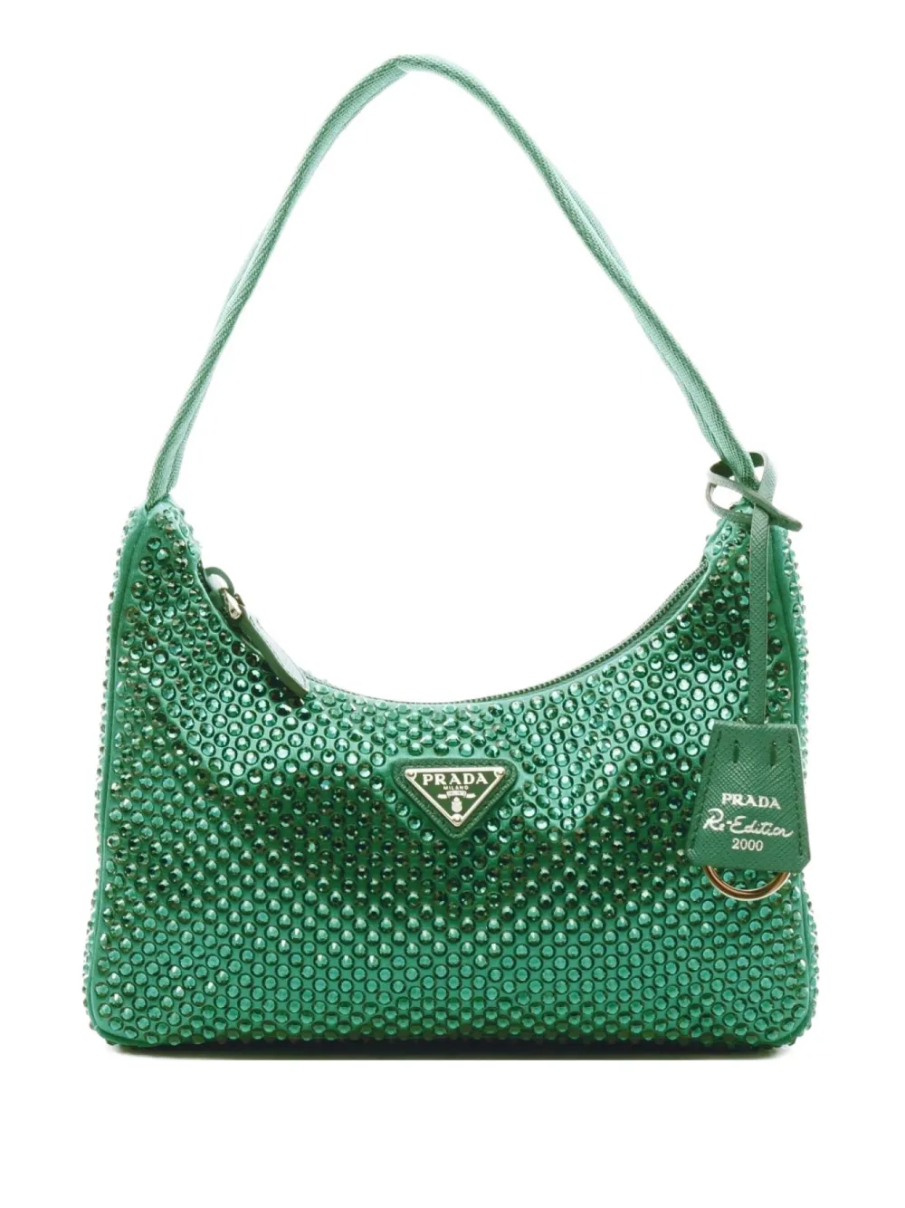 Prada Pre-Owned 2010 Re-Edition shoulder bag - グリーン Prada Pre-Owned 2010 Re-Edition shoulder bag - グリーン