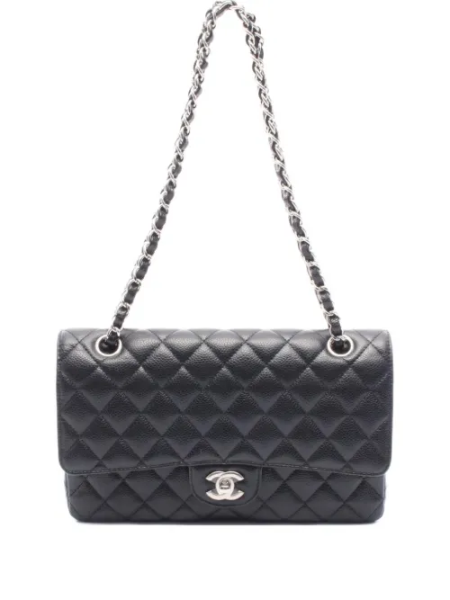 Sac porté épaule matelassé Flap Chain (2015) - CHANEL Pre-Owned - Modalova