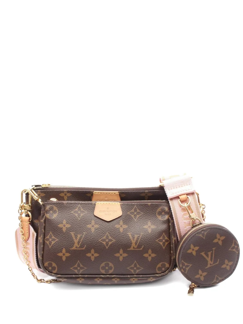 Louis Vuitton Pre-Owned 2021 Multy ショルダーバッグ - ブラウン Louis Vuitton Pre-Owned 2021 Multy ショルダーバッグ - ブラウン