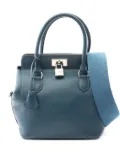 Hermès Pre-Owned 2000 Toolbox 20 two-way handbag - Blue