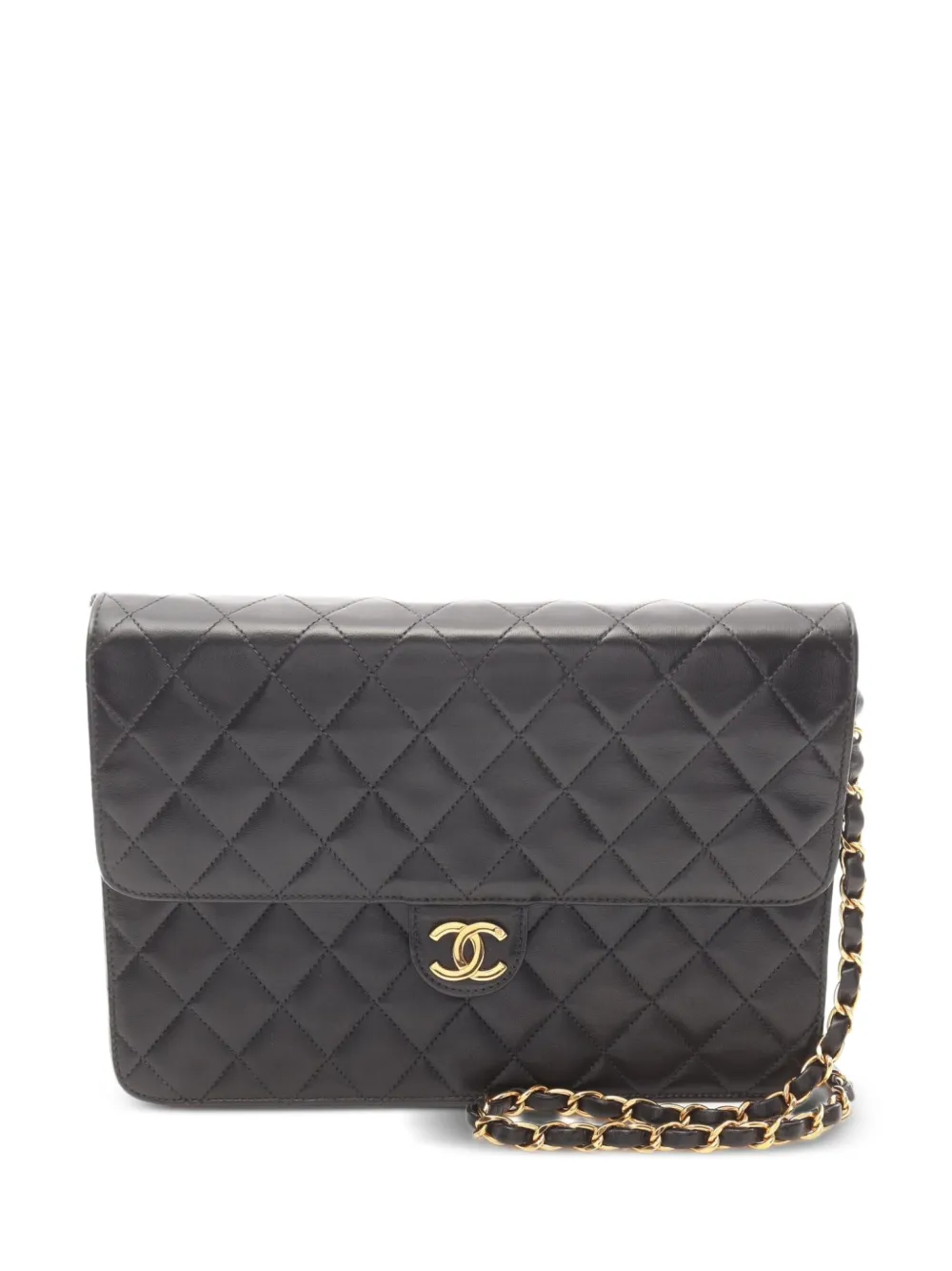 CHANEL Pre-Owned 1997-1999 シングルフラップ ショルダーバッグ S - ブラック CHANEL Pre-Owned 1997-1999 シングルフラップ ショルダーバッグ S - ブラック