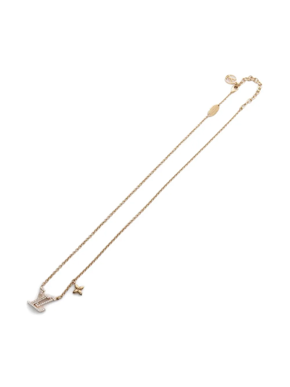 Louis Vuitton Pre-Owned 2024 Collier LV Iconic necklace - ゴールドトーン Louis Vuitton Pre-Owned 2024 Collier LV Iconic necklace - ゴールドトーン