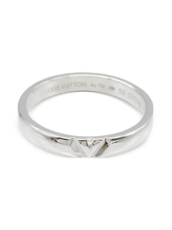 Silver Ring Louis Vuitton Anillo Anillo Joyeria De Louis Vuitton