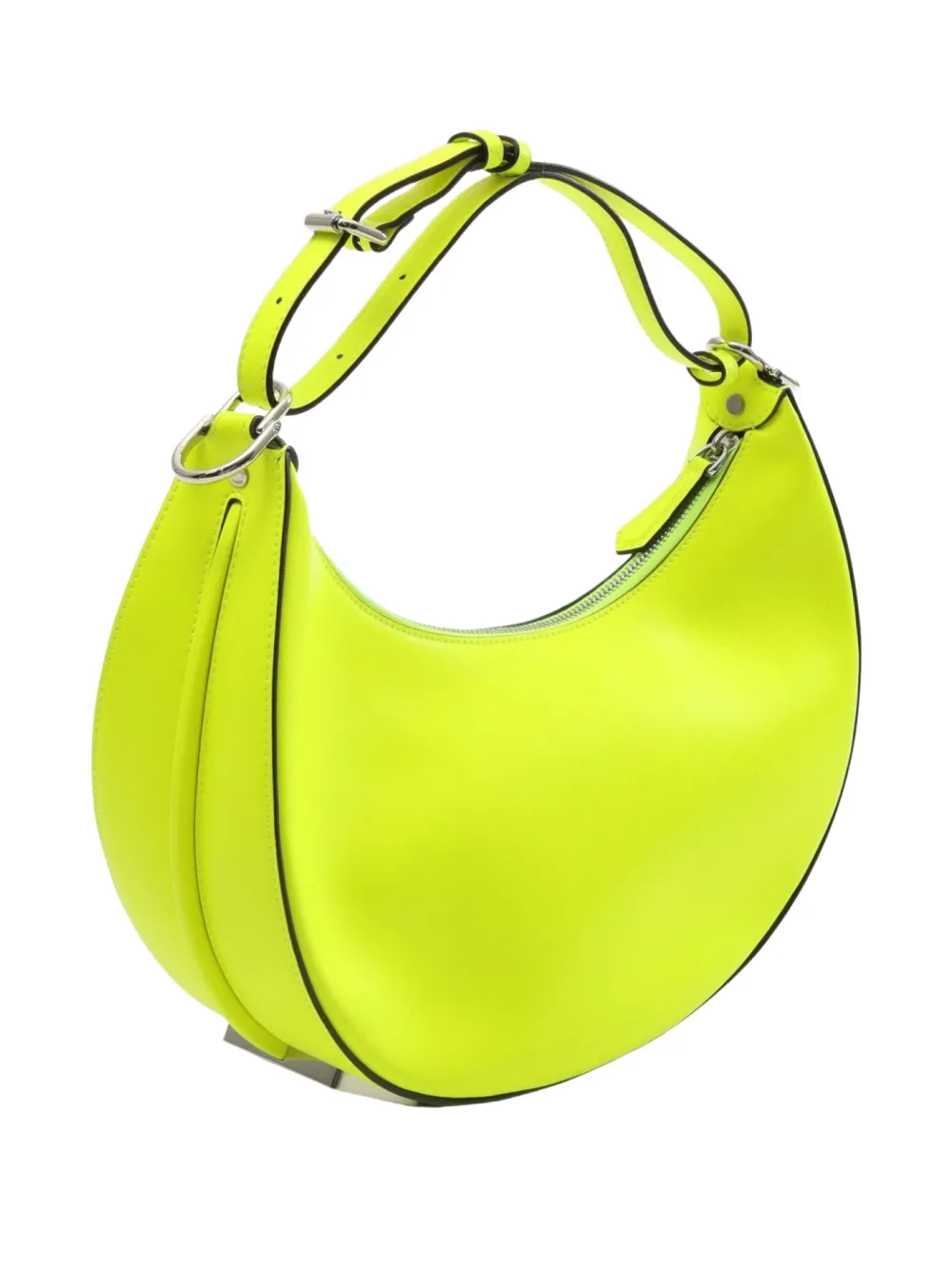 Pre-owned Fendi 2010s Graphy Leather Handbag In Green