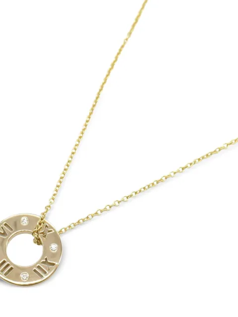 Tiffany & Co. Pre-Owned 2010 18kt rose gold Atlas diamond necklace