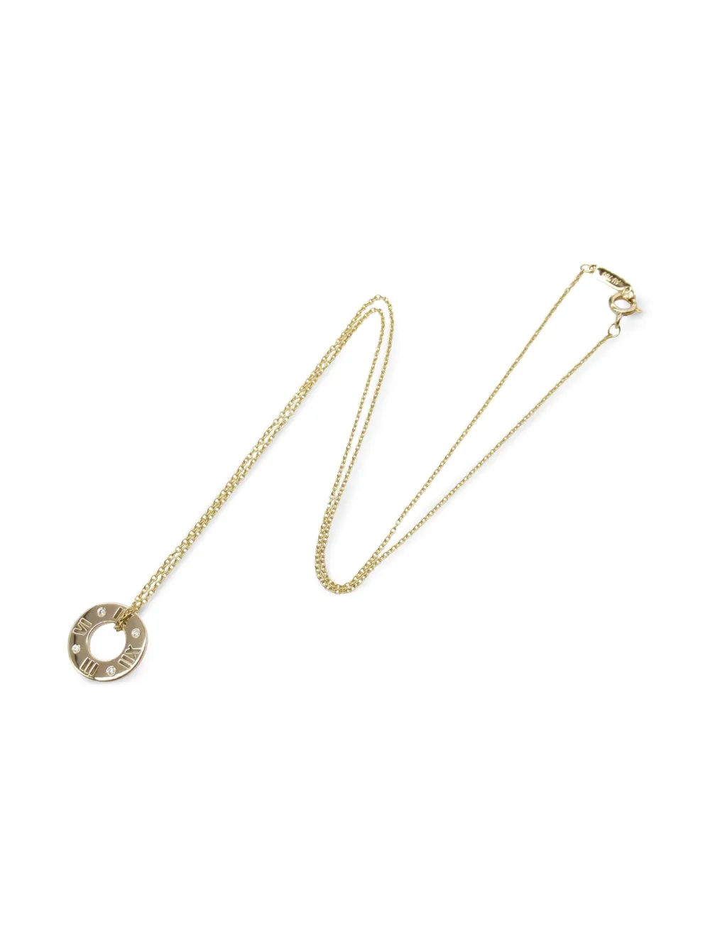 Tiffany & Co. Pre-Owned 2010 18kt rose gold Atlas diamond necklace | Pre-Owned | Image 2