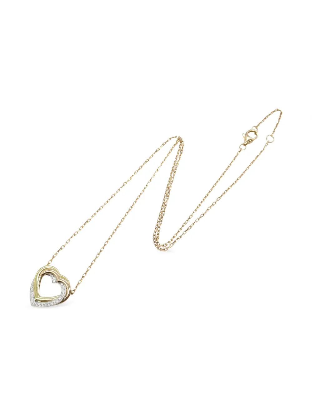 Cartier 2010s 18K yellow gold Trinity Heart diamond necklace | Gold | Image 1