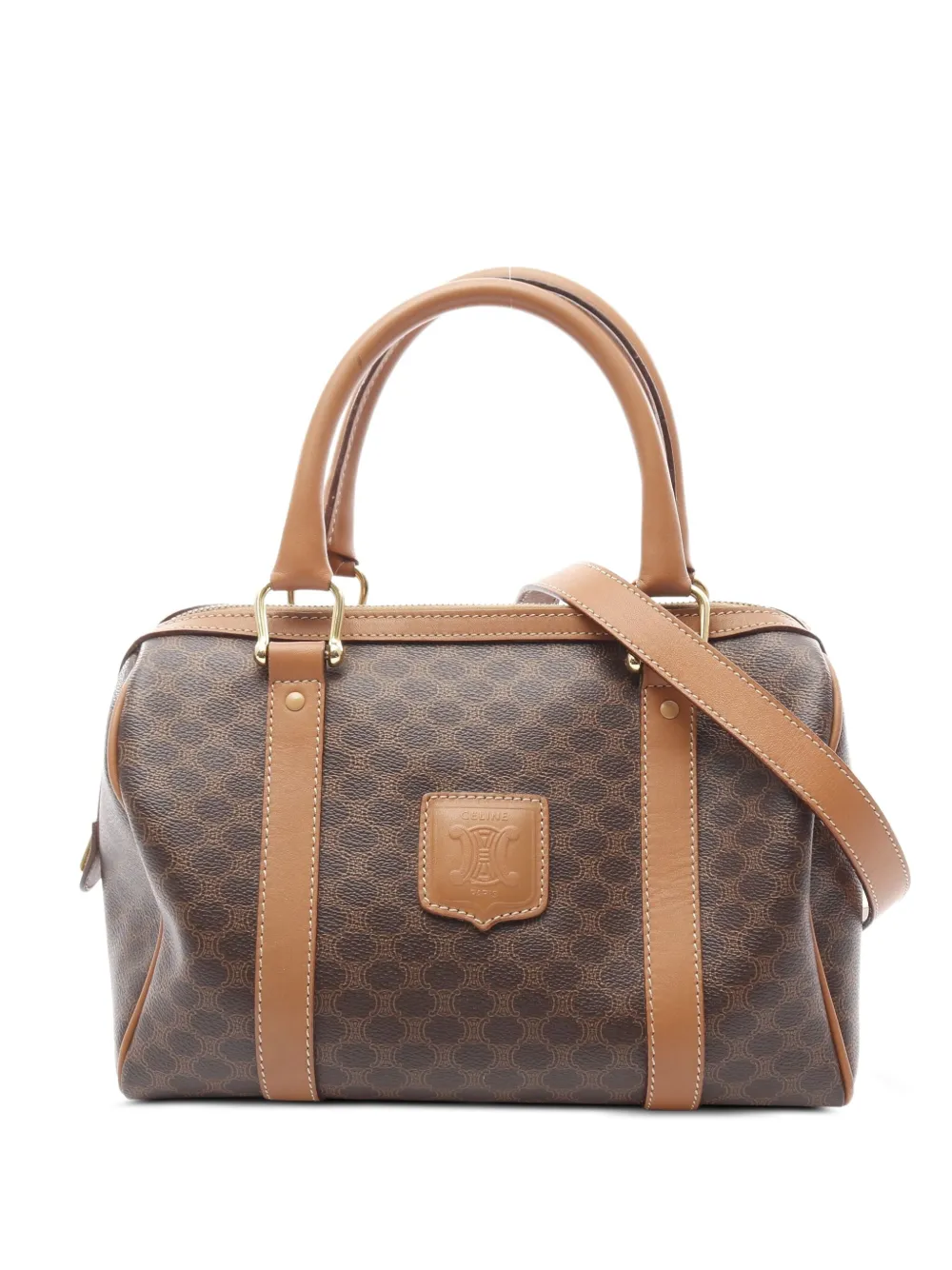 Céline Pre-Owned 2000 mini Macadam luggage bag - ブラウン Céline Pre-Owned 2000 mini Macadam luggage bag - ブラウン