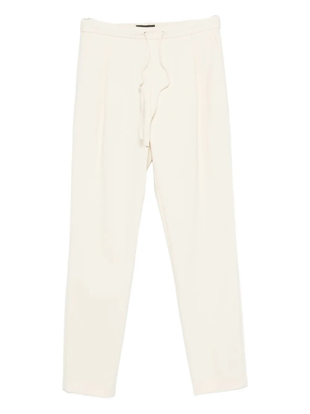 Fabiana Filippi Pleated-detail Drawstring Trousers In Neutral