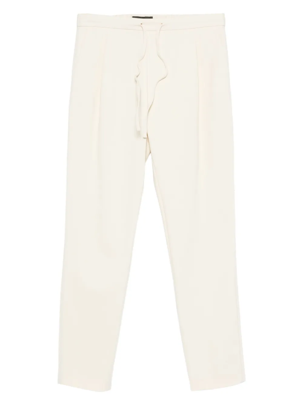 Fabiana Filippi pleated-detail drawstring trousers Beige