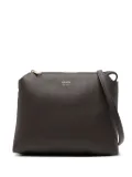 KHAITE Lina zip-top leather shoulder bag - Brown