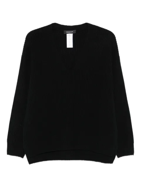 Fabiana Filippi V-neck ribbed knit sweater