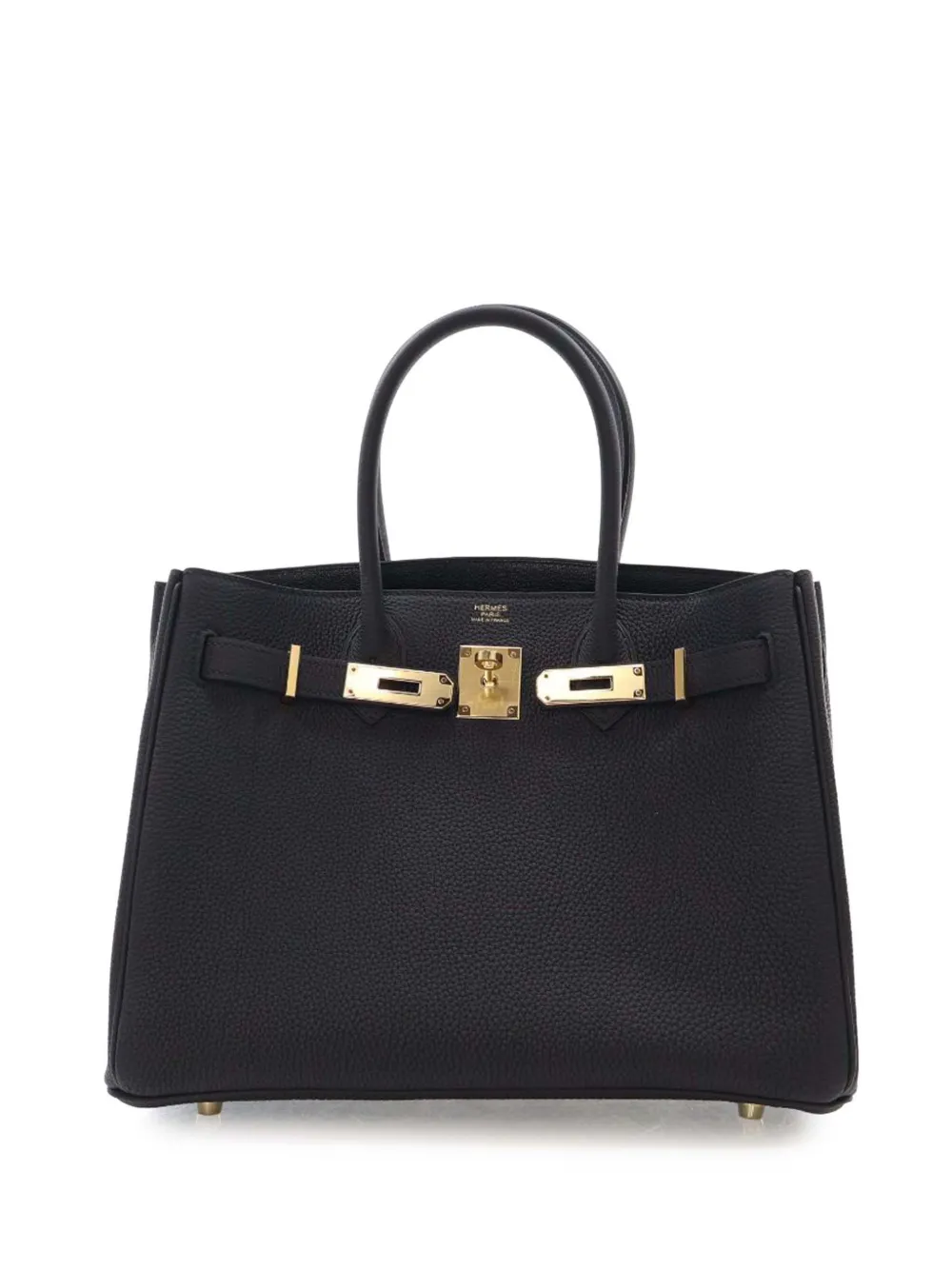 Hermès Pre-Owned 2021 トゴ スイフト&トワル 3 in 1 バーキン ルトゥルネ 30 ハンドバッグ - ブラック Hermès Pre-Owned 2021 トゴ スイフト&トワル 3 in 1 バーキン ルトゥルネ 30 ハンドバッグ - ブラック