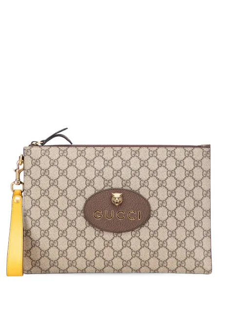 Gucci Pre-Owned 2016-2025 GG Supreme Neo Vintage clutch