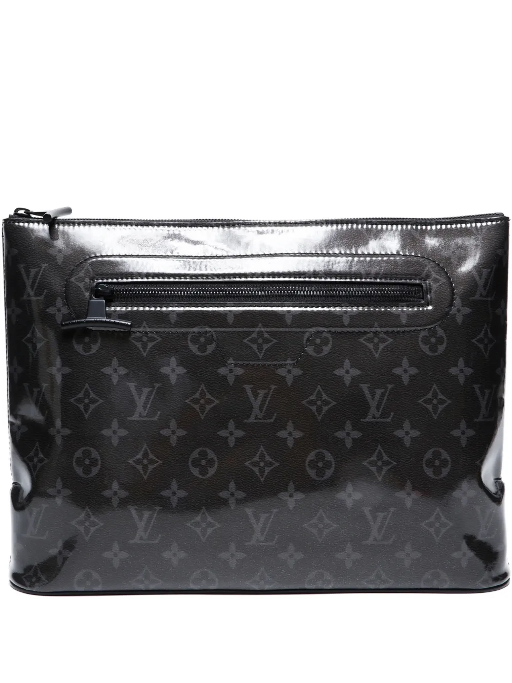 Louis Vuitton Pre-Owned 2018 Monogram Eclipse Glaze Cosmos clutch bag Louis Vuitton Pre-Owned 2018 Monogram Eclipse Glaze Cosmos clutch bag